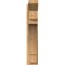 Ekena Millwork Merced Slat Rough Sawn Outlooker, Western Red Cedar, 8"W x 32"D x 44"H OUT08X32X44MRC06RWR - alternate 2